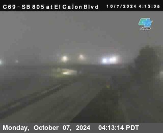 SB 805 at El Cajon Blvd (On Ramp)