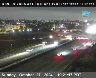 SB 805 at El Cajon Blvd (On Ramp)