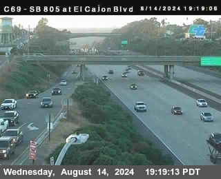 SB 805 at El Cajon Blvd (On Ramp)