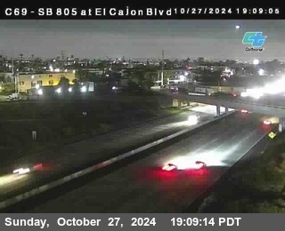 SB 805 at El Cajon Blvd (On Ramp)