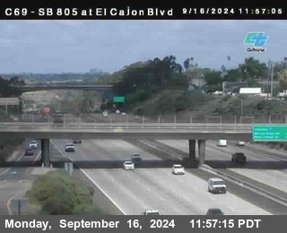 SB 805 at El Cajon Blvd (On Ramp)