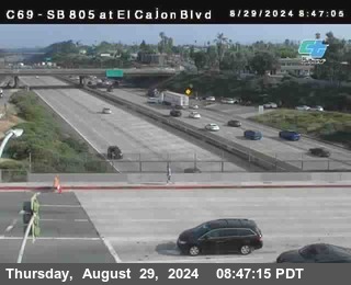 SB 805 at El Cajon Blvd (On Ramp)