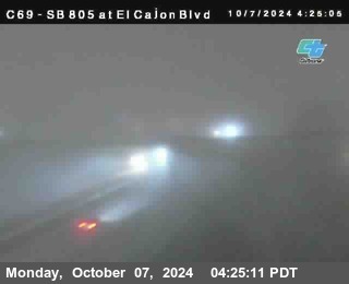 SB 805 at El Cajon Blvd (On Ramp)