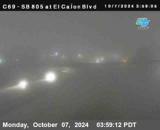 SB 805 at El Cajon Blvd (On Ramp)