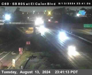 SB 805 at El Cajon Blvd (On Ramp)