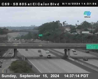 SB 805 at El Cajon Blvd (On Ramp)