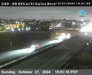 SB 805 at El Cajon Blvd (On Ramp)