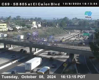 SB 805 at El Cajon Blvd (On Ramp)