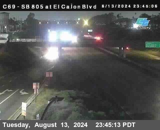 SB 805 at El Cajon Blvd (On Ramp)