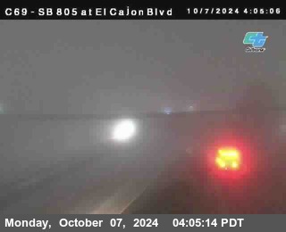 SB 805 at El Cajon Blvd (On Ramp)