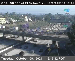 SB 805 at El Cajon Blvd (On Ramp)