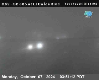 SB 805 at El Cajon Blvd (On Ramp)