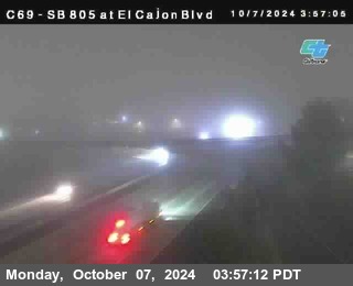 SB 805 at El Cajon Blvd (On Ramp)