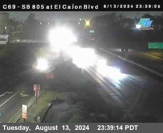 SB 805 at El Cajon Blvd (On Ramp)