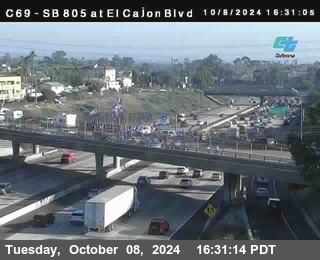 SB 805 at El Cajon Blvd (On Ramp)