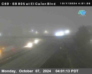 SB 805 at El Cajon Blvd (On Ramp)