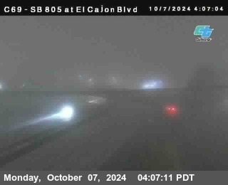 SB 805 at El Cajon Blvd (On Ramp)