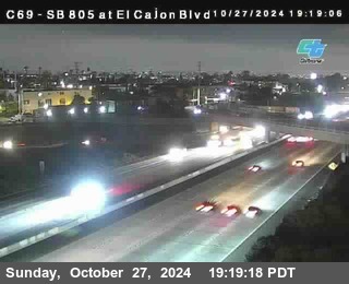 SB 805 at El Cajon Blvd (On Ramp)