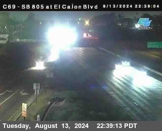 SB 805 at El Cajon Blvd (On Ramp)