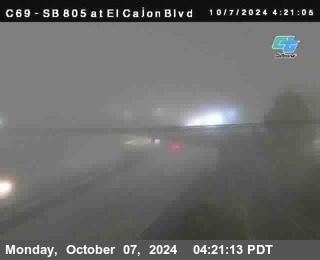 SB 805 at El Cajon Blvd (On Ramp)