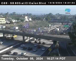 SB 805 at El Cajon Blvd (On Ramp)