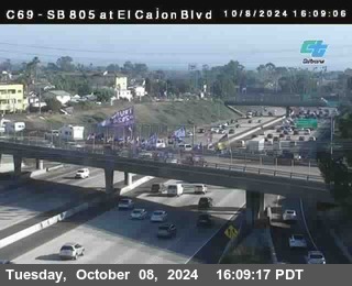 SB 805 at El Cajon Blvd (On Ramp)