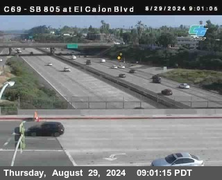 SB 805 at El Cajon Blvd (On Ramp)