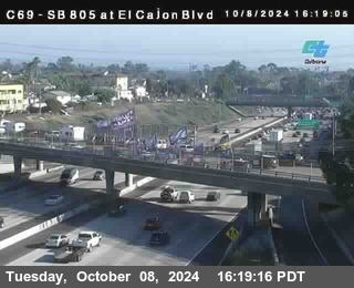 SB 805 at El Cajon Blvd (On Ramp)