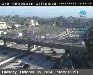 SB 805 at El Cajon Blvd (On Ramp)