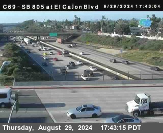 SB 805 at El Cajon Blvd (On Ramp)