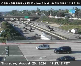 SB 805 at El Cajon Blvd (On Ramp)