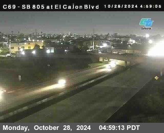 SB 805 at El Cajon Blvd (On Ramp)