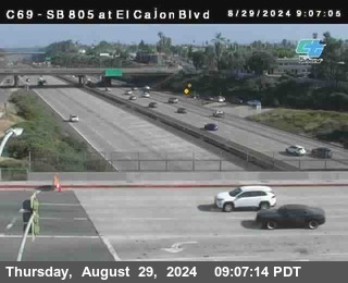 SB 805 at El Cajon Blvd (On Ramp)