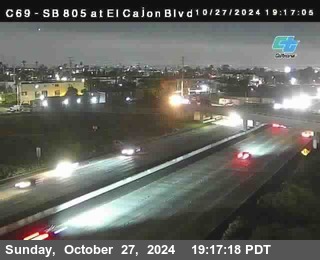 SB 805 at El Cajon Blvd (On Ramp)