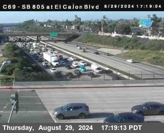 SB 805 at El Cajon Blvd (On Ramp)