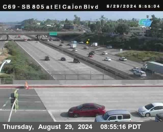 SB 805 at El Cajon Blvd (On Ramp)