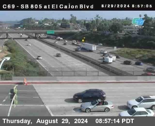 SB 805 at El Cajon Blvd (On Ramp)