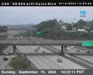 SB 805 at El Cajon Blvd (On Ramp)