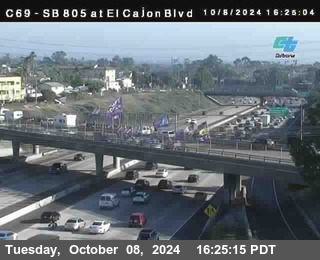 SB 805 at El Cajon Blvd (On Ramp)