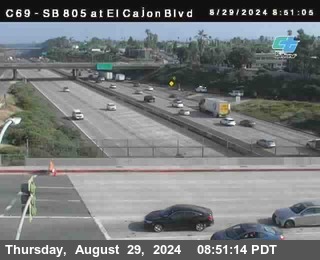 SB 805 at El Cajon Blvd (On Ramp)