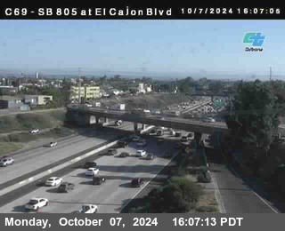 SB 805 at El Cajon Blvd (On Ramp)