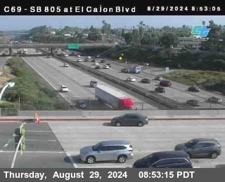 SB 805 at El Cajon Blvd (On Ramp)