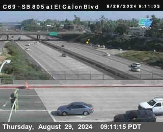 SB 805 at El Cajon Blvd (On Ramp)