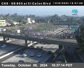 SB 805 at El Cajon Blvd (On Ramp)