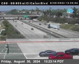 SB 805 at El Cajon Blvd (On Ramp)