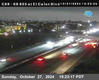 SB 805 at El Cajon Blvd (On Ramp)