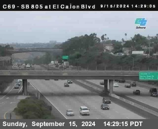 SB 805 at El Cajon Blvd (On Ramp)