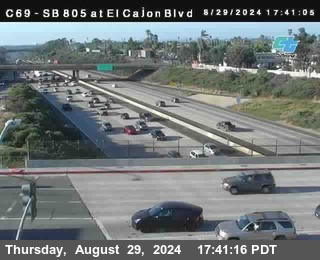 SB 805 at El Cajon Blvd (On Ramp)