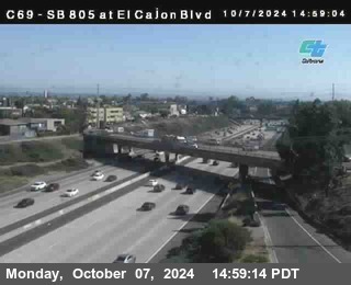 SB 805 at El Cajon Blvd (On Ramp)