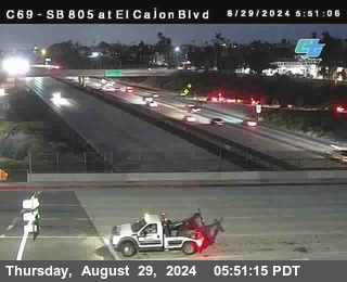 SB 805 at El Cajon Blvd (On Ramp)